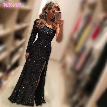 Sexy Prom Dresses,prom Gown,black Prom Dresses,one..