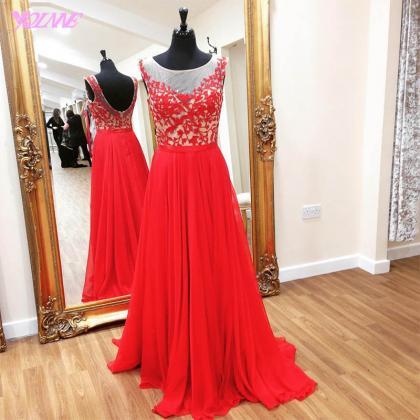 Red Dresses,prom Dresses 2017,chiffon Prom..