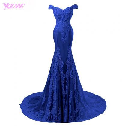 Prom Dresses 2017,prom Gown,royal Blue..