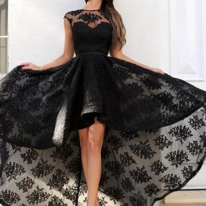 High Low Lace Little Black Dresses