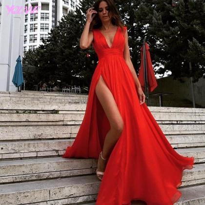 Red Dresses,prom Dresses 2017,sexy Prom..