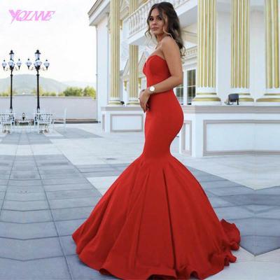 Red Prom Dresses,Mermaid Prom Dress,Evening Dress