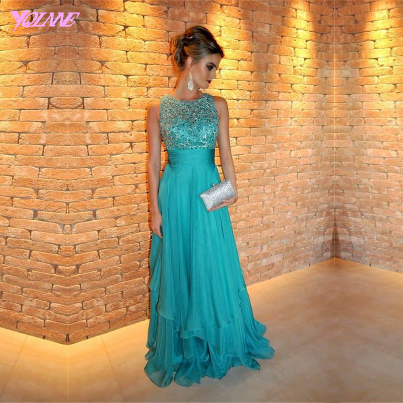 Emerald Green Prom Dresses,crystals Prom Dresses,prom Dress,chiffon Prom Dresses,evening Gown,fashion Dresses
