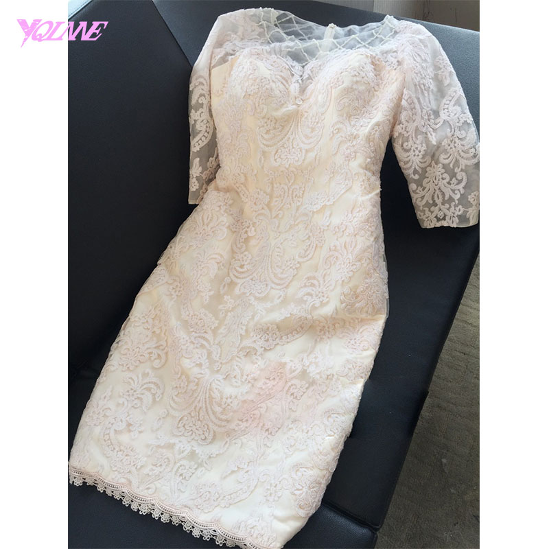 Elegant Lace Cocktail Dresses Formal Women Evening Gown Casual Dress