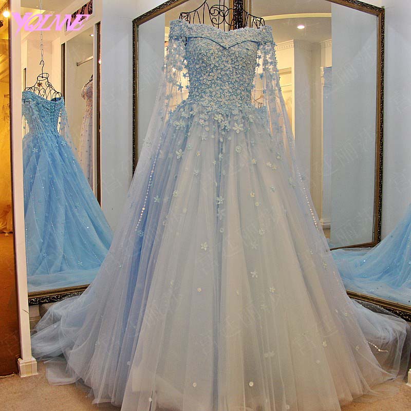 Prom Dresses,sky Blue Dress,quinceanera Dresses,quinceanera Gown,evening Gown,off The Shoulder Dresses,sky Blue Dress