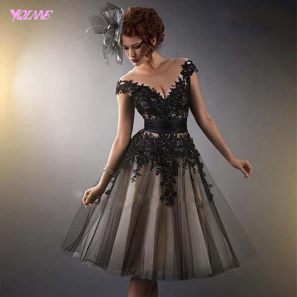 little black dress Short Prom Party Gown main image 1